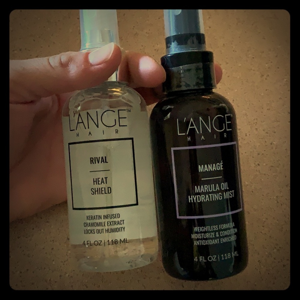 Marula oil and heat shield from L’ANGE